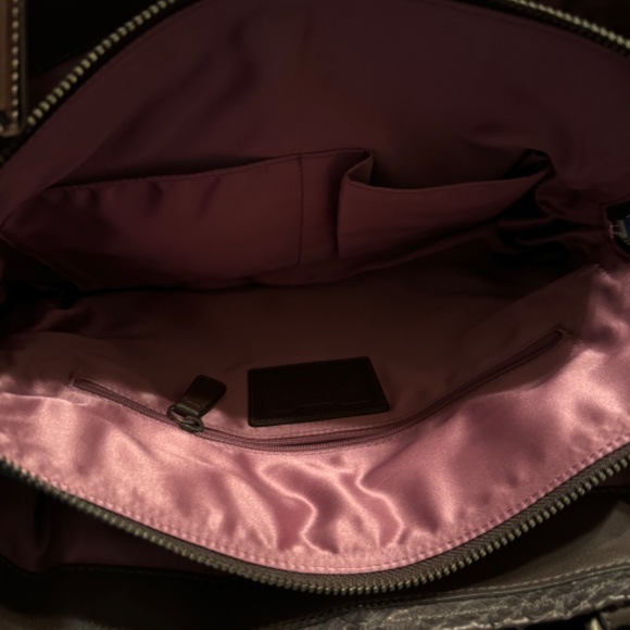 Coach Bronze Python Snake Print Bag - Picture 5 of 6